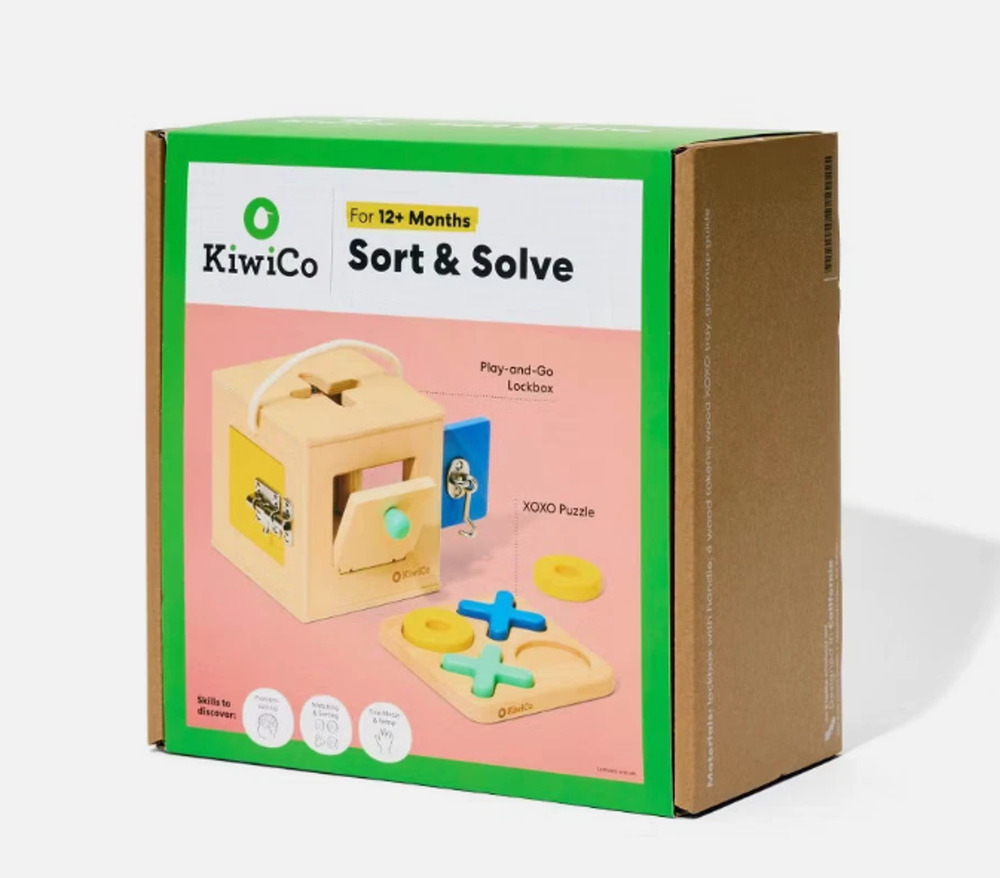 KiwiCo Activity Play Center 12m+ - Sort & Solve 6pc NWT